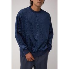 アズールバイマウジー(AZUL BY MOUSSY)のベロアエンボス総柄トップス