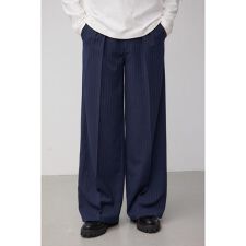 アズールバイマウジー(AZUL BY MOUSSY)のペンシルストライプワイドパンツ