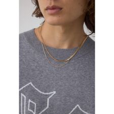 2連チェーンネックレス