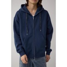 裏起毛ジップアップパーカー