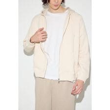 裏毛ジップアップパーカー