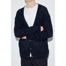 ニットメッシュカーディガン