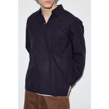 フレンチリネンCOOLMAXスキッパーシャツ