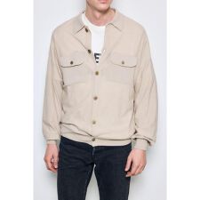 衿付きサファリニットカーディガン