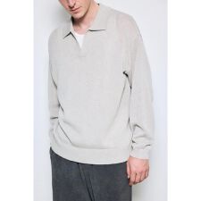 リネンミックススキッパーポロシャツ