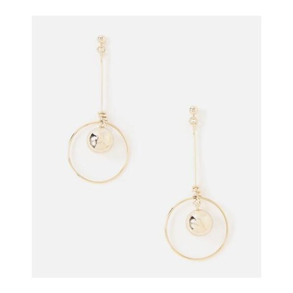 BALL METAL ROUND EARRINGS | アズールバイマウジー(AZUL BY MOUSSY ...