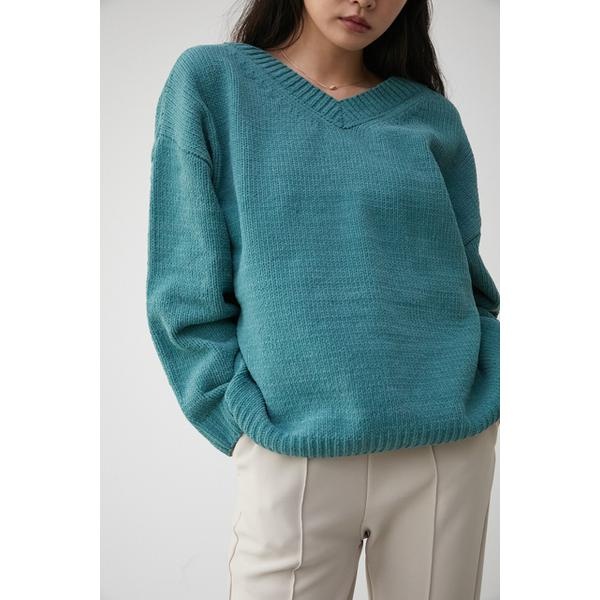 MOLE YARN 2WAY SIMPLE KNIT | アズールバイマウジー(AZUL BY MOUSSY