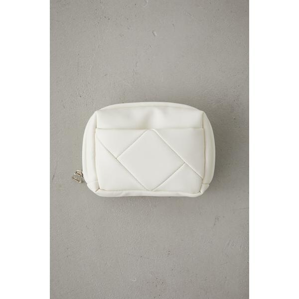 QUILTING MINI SQUARE POUCH | アズールバイマウジー(AZUL BY MOUSSY