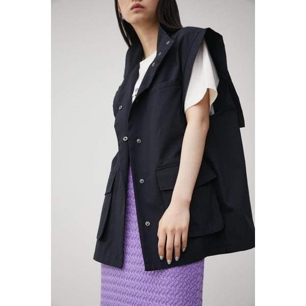 LOU ANDREA ルーアンドレア ２WAY DOWN VEST ダウンベスト LOU ANDREA/ルーアンドレア】2WAY DOWN VEST