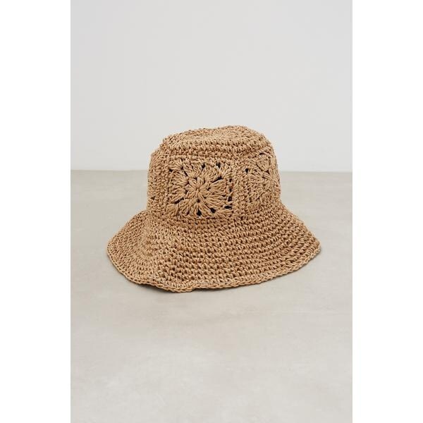 OPENWORK KNITTING MESH HAT | アズールバイマウジー(AZUL BY MOUSSY