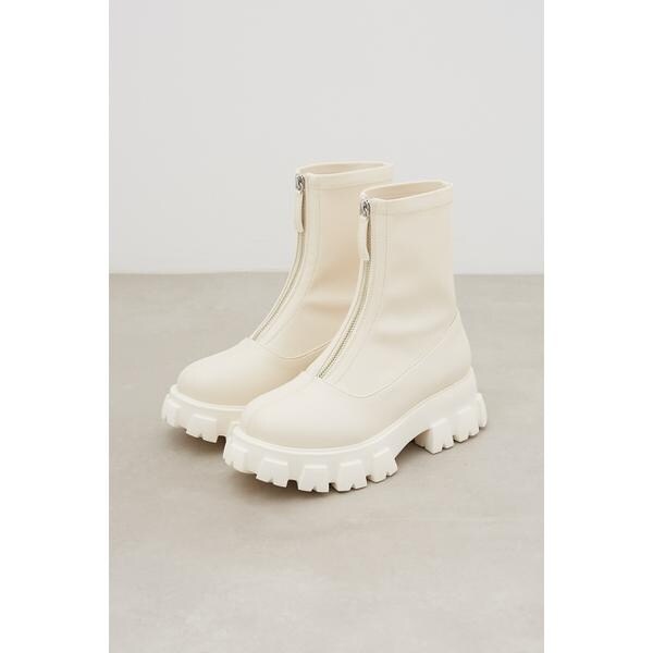 ショートブーツ　moussy FRONT ZIP SHORT BOOTS/フロントジップショートブーツ｜WOMEN