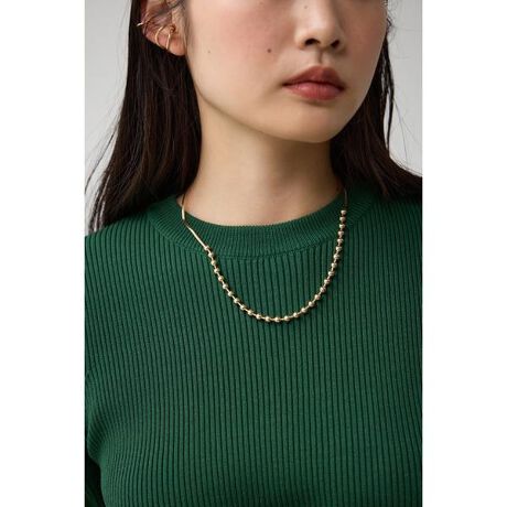 ボールチェーンミックスネックレス アズールバイマウジー(AZUL BY MOUSSY) マルイウェブチャネル