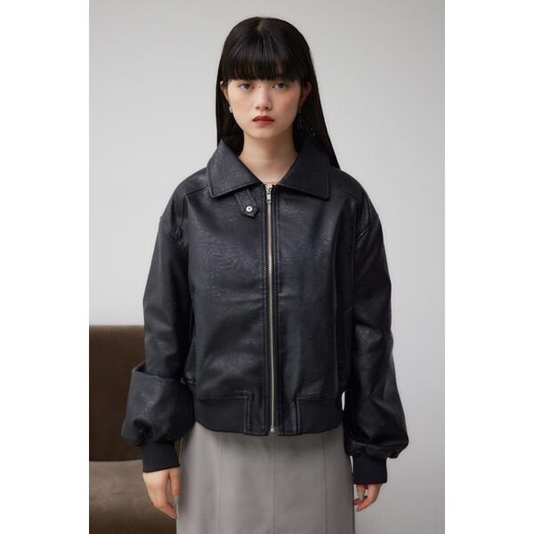 フェイクレザージャケット | アズールバイマウジー(AZUL BY MOUSSY