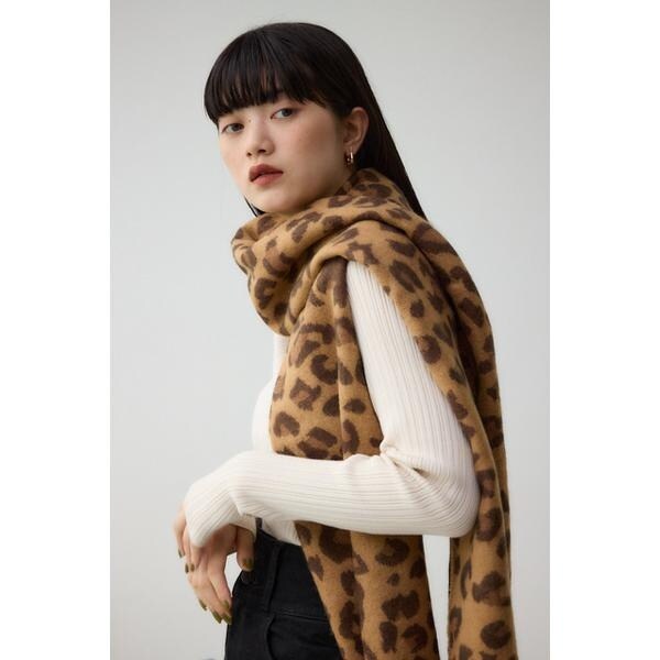 AZUL by moussy ビッグレオパードストール ビッグレオパードストール | アズールバイマウジー(AZUL BY MOUSSY