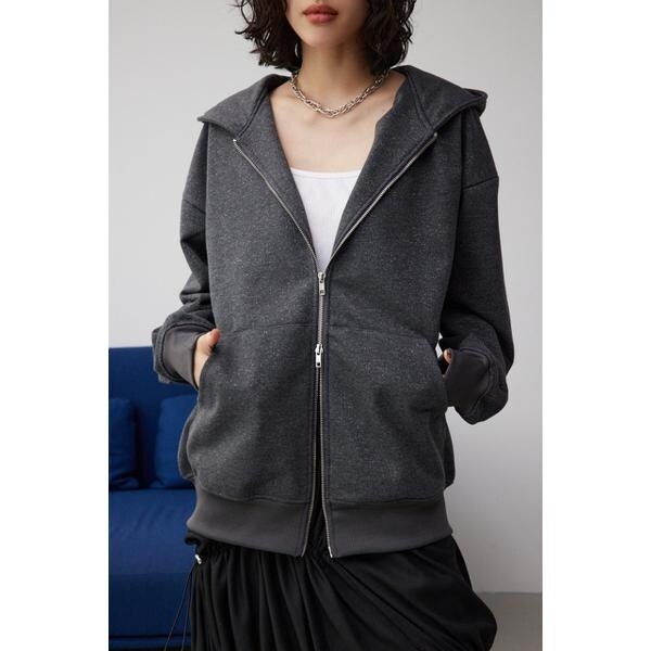 ラメウラケビッグパーカー | アズールバイマウジー(AZUL BY MOUSSY