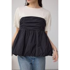 ペプラムバルーントップス | アズールバイマウジー(AZUL BY MOUSSY)
