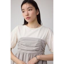 ペプラムバルーントップス | アズールバイマウジー(AZUL BY MOUSSY)