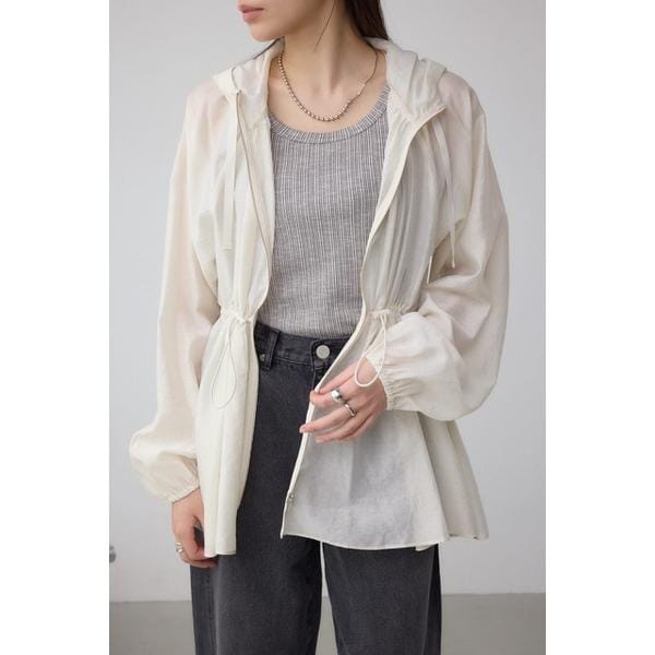 Ariaアリア　mallow blue シアーブルゾン　新品未使用 PROPORTION BODY DRESSING ブルゾン アウター シアーブルゾン