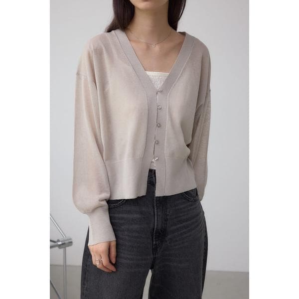 リネンライクコンパクトカーディガン｜WOMEN｜250HSG70-326D