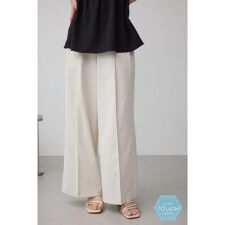 C/T撥水タックワイドパンツ