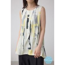 C/Tシャーベットノースリーブトップス