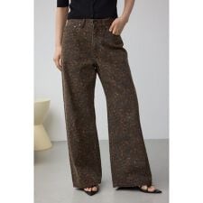 【堀田茜さん着用アイテム】AZUL DENIM レオパードプリントデニム
