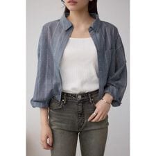 ラインストーンシャツ