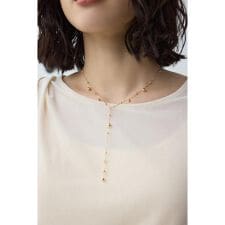 ランダムメタルボールチェーンネックレス