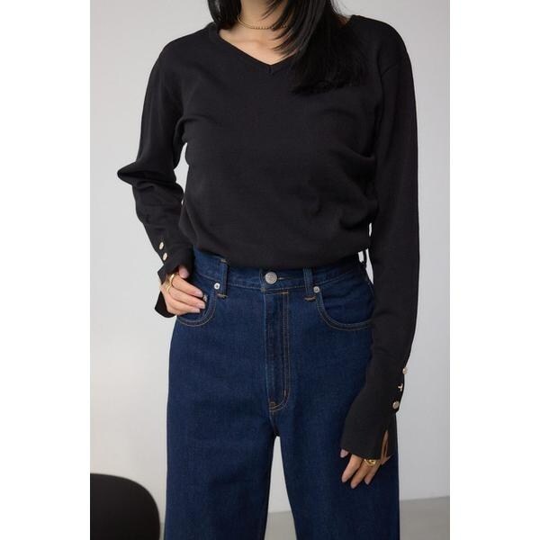【売れました】Azulbymoussy(アズールバイマウジー)ざっくりニット アソート刺繍ニット｜WOMEN｜250HAC70-547I｜AZUL BY MOUSSY