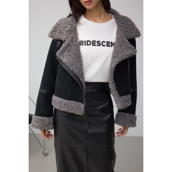 ADAM ET ROPE' [WEB限定]シアーショートブルゾン WEB限定】シアーショートブルゾン | アダムエロペ(ADAM ET ROPE