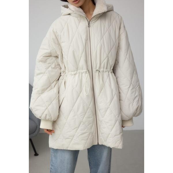 キルティング中綿ミドルコート | アズールバイマウジー(AZUL BY MOUSSY