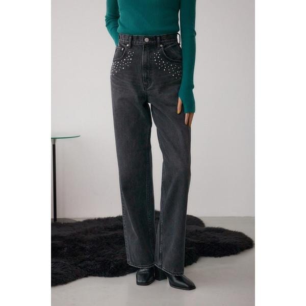 MVS CENTER PRESS ストレートデニム | マウジー(MOUSSY) | マルイ