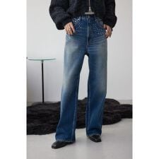 AZUL DENIM スタッズワイドデニム