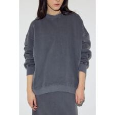 ピグメント起毛裏毛クルーネックトップス