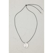 メタルプレートコードネックレス