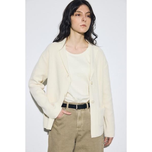 ニットテーラードジャケット