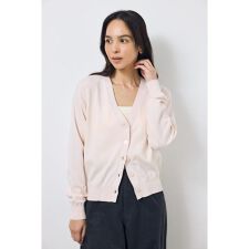 Vネックベーシックニットカーディガン