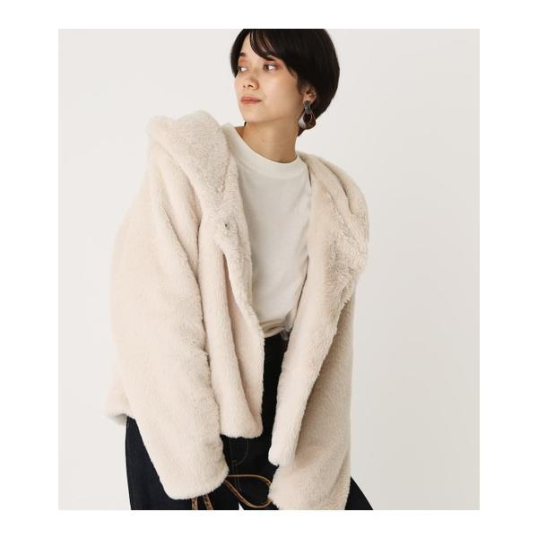 ECO FUR FOOD SHORT COAT | アズールバイマウジー(AZUL BY MOUSSY