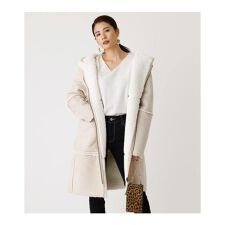 REVERSIBLE ECO MOUTON COAT | アズールバイマウジー(AZUL BY MOUSSY 