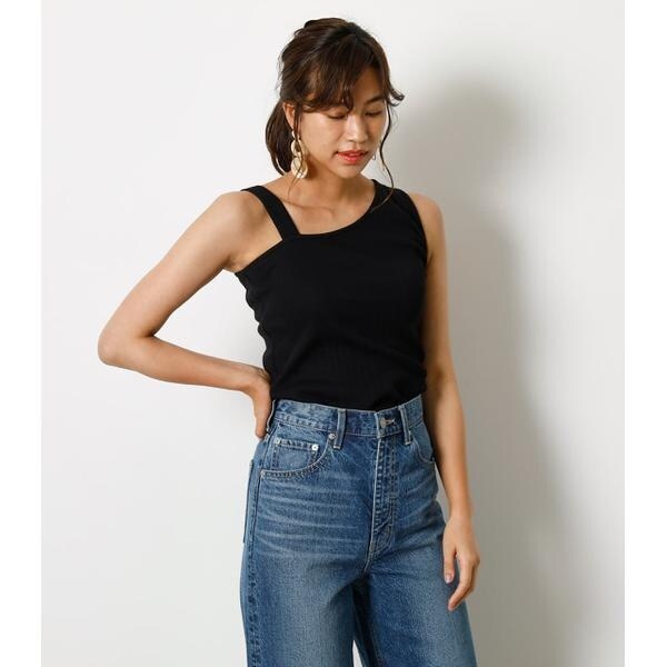 STUDIOUS - 専用です！ASYMMETRY SHOULDER POINT TOPS ASYMMETRY SHOULDER TANKTOP | アズールバイマウジー(AZUL BY
