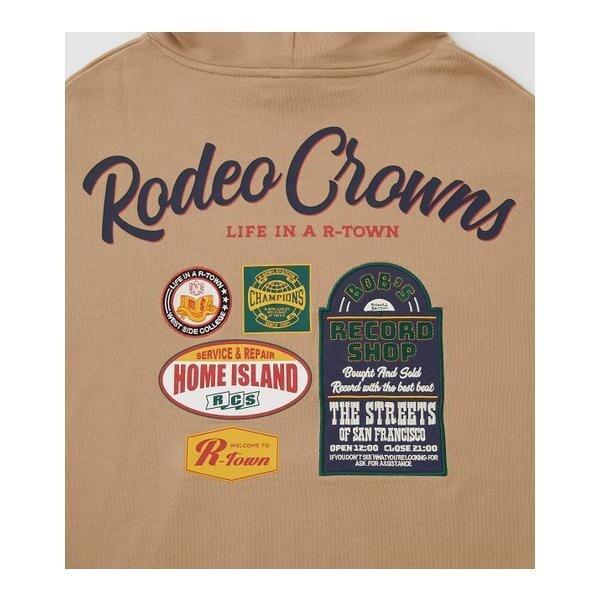 メンズsignsパーカー ロデオクラウンズ ワイドボウル トップス