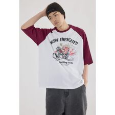 ロッドカスタム5分袖Tシャツ