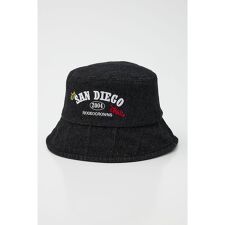 デニムロゴバケットハット