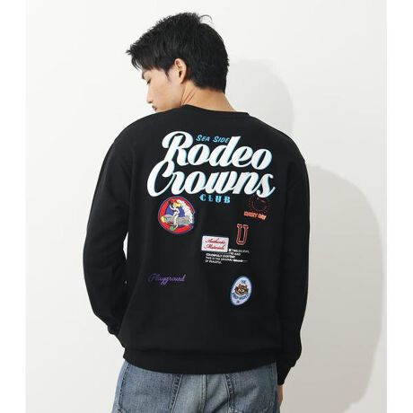 メンズMIX PATCHスエット | ロデオクラウンズ ワイドボウル(RODEO 