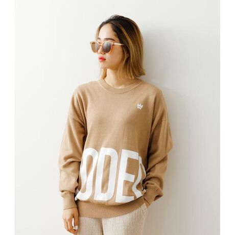 ラウンドロゴニットトップス ロデオクラウンズ ワイドボウル Rodeo Crowns Wide Bowl ファッション通販 マルイウェブチャネル Ca000 254 17 01