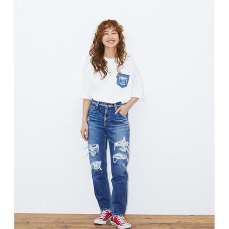 10th クラッシュデニム | ロデオクラウンズ ワイドボウル(RODEO CROWNS  