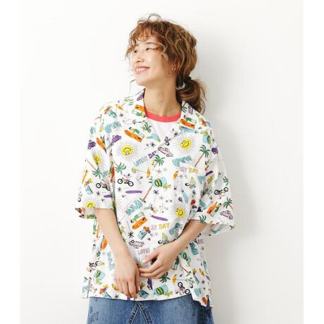 Ryu Ambe×RCSアロハシャツ | ロデオクラウンズ ワイドボウル(RODEO 
