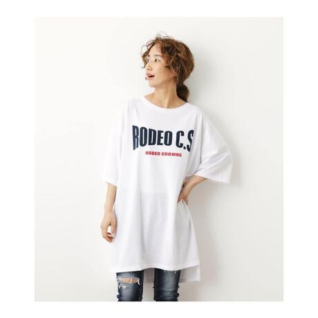 Warpロゴtシャツワンピース ロデオクラウンズ ワイドボウル Rodeo Crowns Wide Bowl ファッション通販 マルイウェブチャネル Cb002 709 12 01