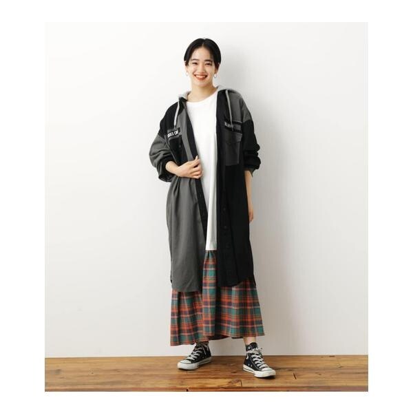 未使用 UNITED TOKYO メッシュレイヤードシャツワンピース UNITED TOKYO（ユナイテッドトウキョウ）の「メッシュレイヤード