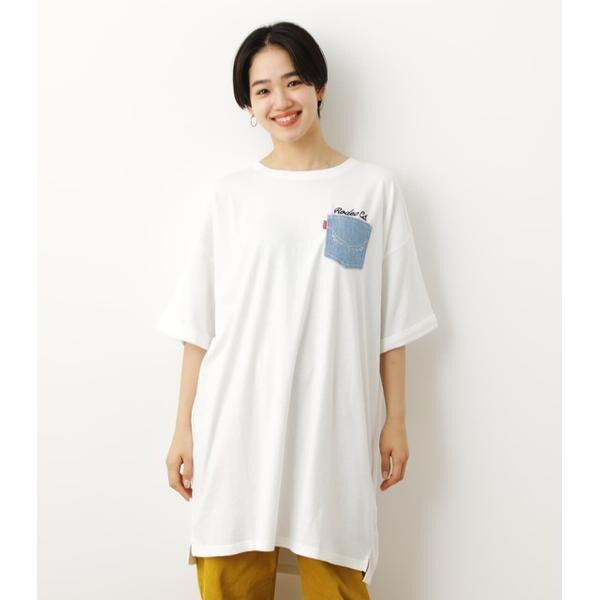 送料無料 通販  NP ワイドボウル ロデオクラウンズ | Tシャツワンピース PATCH Tシャツ(半袖/袖なし)